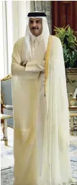  ?? Foto: dpa ?? Emir Tamim bin Hamad al Thani ist der Herrscher über den Golfstaat.