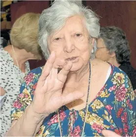  ??  ?? Símbolo. De Abuelas y de las luchadoras, fue “Chicha” Mariani.