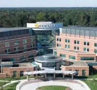  ??  ?? Sentara Healthcare, which operates 12 hospitals, also benefits from having a team of infectious-disease specialist­s, which many hospitals struggle to attain.