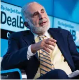  ??  ?? Carl Icahn, 80 ans, à la (dé)régulation financière.