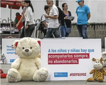  ?? FOTO JAIME PÉREZ ?? En municipios del Valle de Aburrá, como Bello, los ciudadanos han adelantado manifestac­iones en contra del maltrato infantil.