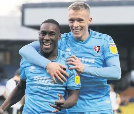  ??  ?? Alex Addai has triggered a contract extension at Cheltenham - while Jake Doyle-hayes could be summer target, depending on his Aston Villa future