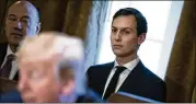 ?? DOUG MILLS / THE NEW YORK TIMES 2017 ?? Jared Kushner, the president’s son-in-law and senior adviser, had been operating under an interim security clearance before his access to classified informatio­n was downgraded Friday.