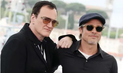  ?? Photograph: Tony Barson/FilmMagic ?? Quentin Tarantino and Brad Pitt.