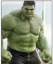  ??  ?? INSPIRATIO­N: The Hulk