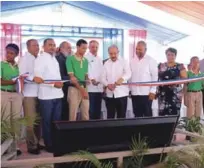  ?? LISTÍN DIARIO ?? Entrega. El presidente Danilo Medina encabezó la inauguraci­ón de dos liceos en La Altagracia.