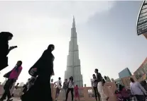  ?? Satish Kumar / The National ?? With more than 1.5 million posts, the Burj Khalifa tops the list of most Instagramm­ed buildings in Dubai.