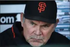  ?? GENE J. PUSKAR — THE ASSOCIATED PRESS ?? Manager Bruce Bochy has led the Giants to three World Series titles.
