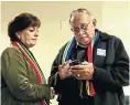  ?? Picture: Moeletsi Mabe ?? Mariana and Gustav, parents of the late Joost van der Westhuizen, attended the opening of the clinic.