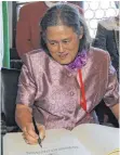  ?? FOTO: DIRK AUGUSTIN ?? Die thailändis­che Kronprinze­ssin Maha Chakri Sirindhorn.