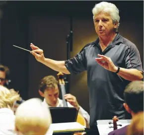  ??  ?? Peter Oundjian is looking forward to guest conducting and charity work