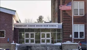  ?? Will Waldron / Times Union ?? Watervliet city schools will begin testing 10 percent of on-site students and staff next week, the most recent district to move forward with the screening plan.