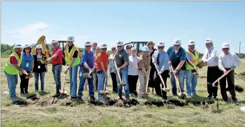  ?? Photo submitted ?? The Chamber of Commerce hosted a groundbrea­king ceremony on June 5 for Black Hills Energy’s new operations center at 2550 N. Country Club Road.