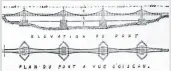  ??  ?? Projet de pont entre Québec et Lévis, 1851