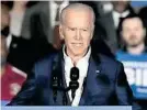  ?? APA ?? Das Video zeigt, wie Joe Biden vermeintli­ch für Trump wirbt