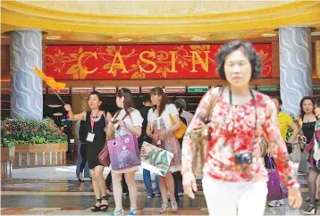  ??  ?? Genting Singapore’s management continued to be less pessimisti­c – a stand taken since three quarters ago as the casino operator started to produce improved results. — Reuters phtoo