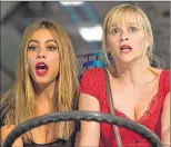  ?? SAM EMERSON ?? Sofia Vergara (left) and Reese Witherspoo­n developed and star in the comedy “Hot pursuit.”