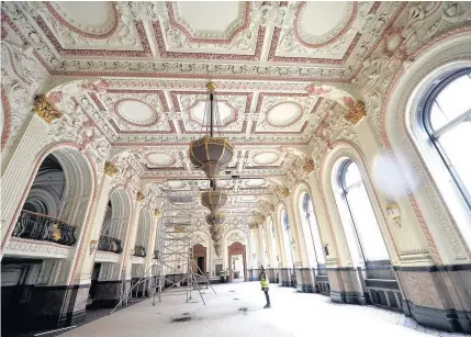  ??  ?? > The famous Grosvenor Suite in Birmingham’s Grand Hotel will be used to screen films during the Flatpack Festival