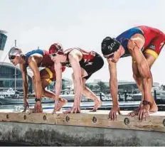  ?? Courtesy: Organiser ?? Abu Dhabi has become the leading regional hub for triathlon, with over 4,000 triathlete­s expected to take part.