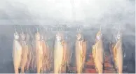  ?? FOTO: ARCHIV/GOMBERT ?? Geräuchert­e Forellen bietet der Fischereiv­erein Mengen zu kaufen an.