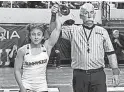  ?? COURTESY OF ALLSPORTST­UCSON.COM ?? Sunnyside’s Audrey Jimenez, 110 lb. champ.