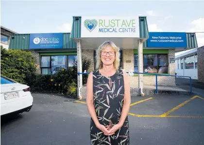  ?? Photo / Michael Cunningham ?? Rust Avenue Medical Centre practice manager Nadine Whitton.