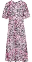  ?? ?? M&S animal bloom midi dress, RRP £39.50, to rent from £10 at Hirestreet.