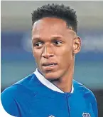  ??  ?? Everton’s Yerry Mina