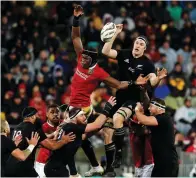  ?? (Reuters) ?? THE NEW ZEALAND ALL BLACKS will go into Saturday’s deciding third Test against the British and Irish Lions at Eden Park as favorites‚ but they have seldom been under so much pressure.