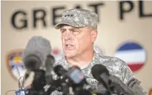  ?? AP ?? Gen. Mark Milley, credited USA TODAY with a change in waiver policies.