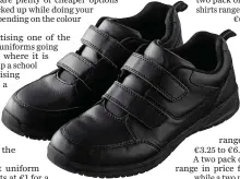  ??  ?? These ‘Action Leather’ shoes for boys are €6.99 in Aldi.
