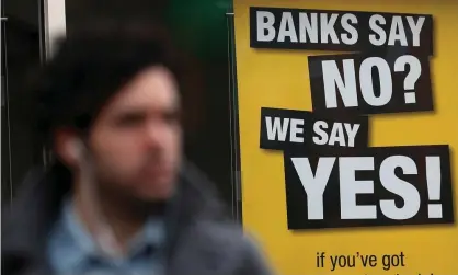  ?? Photograph: Suzanne Plunkett/Reuters ?? The Coalition has been promising to reform payday loans – which can attract extortiona­te rates of interest – since November 2016, but has failed to support legislatio­n to do so.