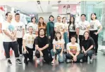  ??  ?? THE 10 local artists who created the 10-shirt collection of The Art of the Philippine­s with UNIQLO Philippine­s’ executives