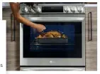  ??  ?? LG’S smart oven can be connected to Amazon Alexa or Google Assistant for voice-controlled operation