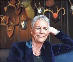  ?? ROBERT HANASHIRO/USA TODAY ?? Jamie Lee Curtis, at the Roosevelt Hotel in Los Angeles, returns as Laurie in “Halloween.”