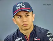  ??  ?? Alex Albon