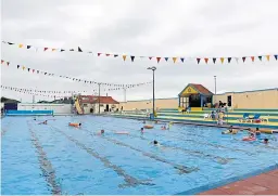  ?? Picture: Scott Baxter. ?? Stonehaven’s open air pool.