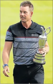  ?? Picture: GETTY IMAGES ?? GREAT YEAR: British Open champion Henrik Stenson will be a big drawcard at the Nedbank Golf Challenge