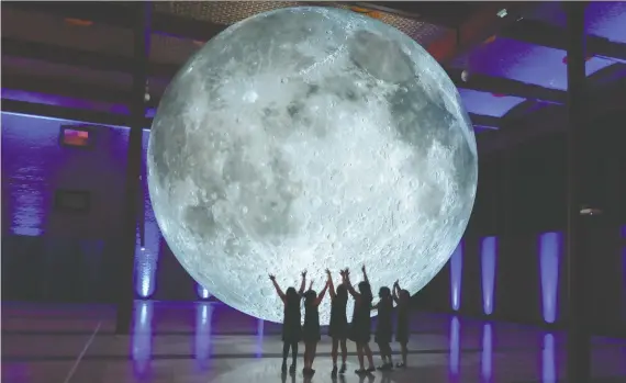  ?? CORK MIDSUMMER FESTIVAL, UK, 2017 ?? Contempora­ry Calgary opened its first public exhibits in January, including Museum of the Moon by U.K. artist Luke Jerram.