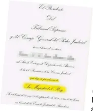  ??  ?? Invitación oficial al acto en la que se lee que estaría presidido por Su Majestad el Rey.