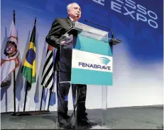  ?? | ALAN SANTOS/PR ?? Temer discursou em evento em São Paulo