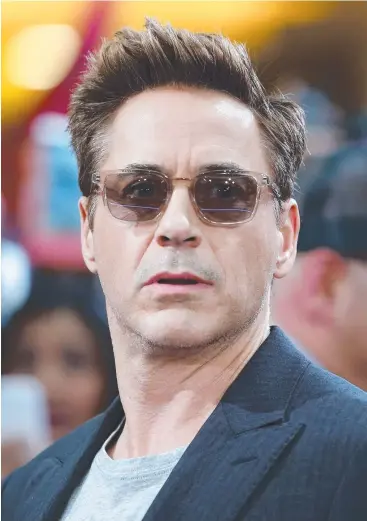  ?? Picture: AFP ?? DEBT PAID: Robert Downey Jr has been pardoned by California Governor Jerry Brown for a 1996 drug conviction that landed him in prison.