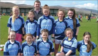  ??  ?? The Faha NS team at the Allianz Cumann na mBunscol Mini Sevens Final