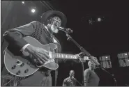  ??  ?? Bluesman Robert Finley performs Wednesday at Griffin Restaurant in El Dorado’s Murphy Arts District.