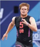  ?? BRIAN SPURLOCK/USA TODAY SPORTS ?? Sam Darnold is projected to be the first quarterbac­k taken in the NFL draft.