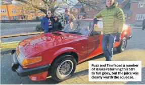  ?? ?? Fuzz and Tim faced a number of issues returning this SD1 to full glory, but the juice was clearly worth the squeeze.