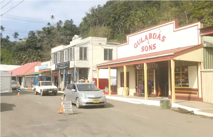  ?? Photo: Waisea Nasokia ?? The buildings along Beach Street, Levuka, that are part of the UNESCO World Heritage Site.