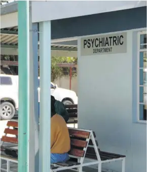 ??  ?? In the spotlight… The psychiatri­c ward at the Oshakati state hospital