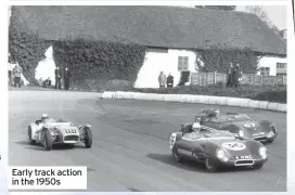  ??  ?? Early track action in the 1950s