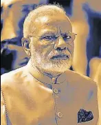  ?? REUTERS ?? INarendra Modi remains the tallest leader with high acceptabil­ity, outstrippi­ng even his party’s popularity